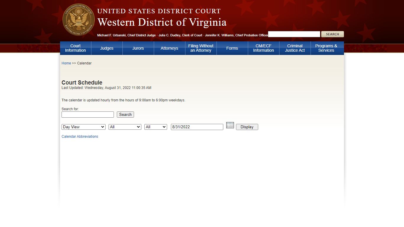 Western District of Virginia | United States District Court